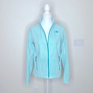 The North Face-MintGreen Fleece ZipUp  M